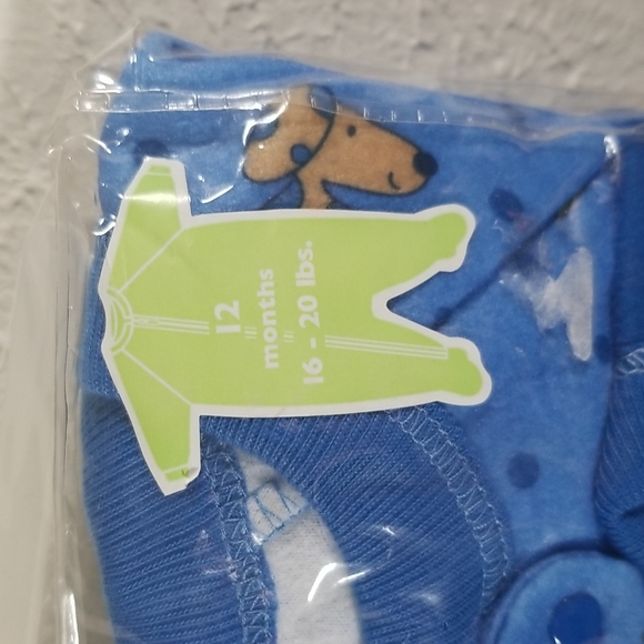 Gerber 2 pack Blanket Sleepers for 12 months BRAND NEW still in original package - Picture 2 of 4